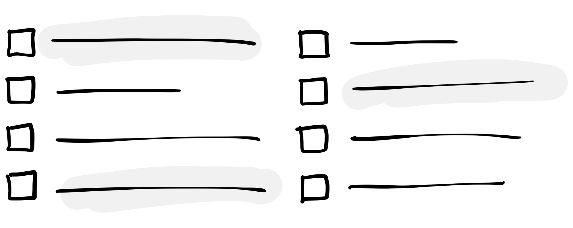 An illustration of a to-do list